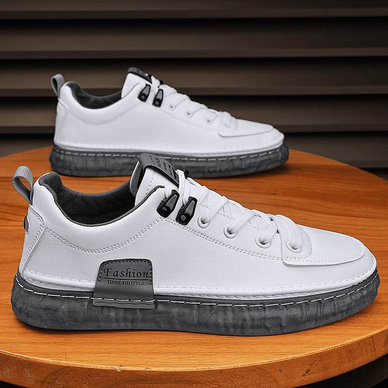 Sports White Shoes Breathable Men - Mubimart