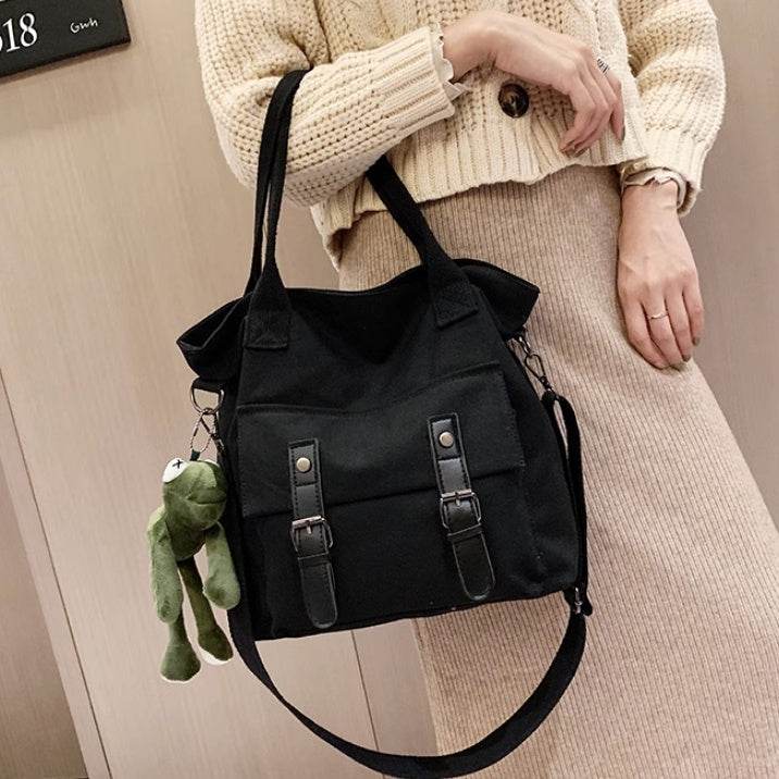 Fashion One Shoulder Canvas Bag For Women - Mubimart