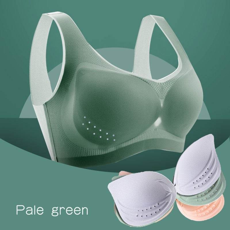 Seamless Plus Size Bra Thin Underwear Women Push Up Bra Big Size Lce Silk Breathable Female Bra - Mubimart