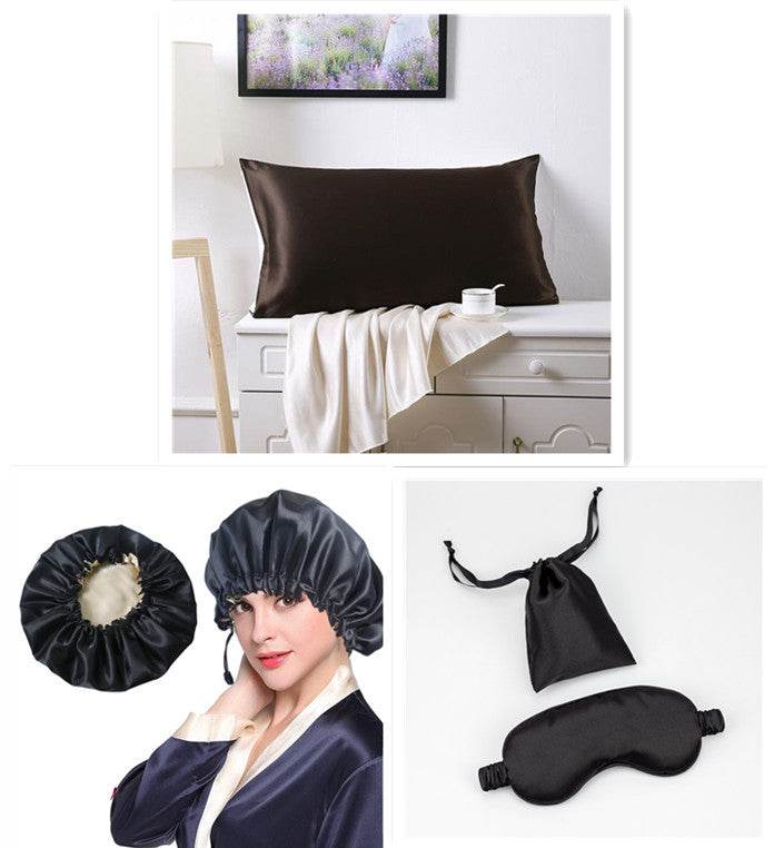 Silk Pillowcase 100 Silk Pillowcase 19mommes Double-Sided - Mubimart