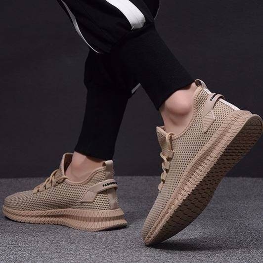 Flying Woven Breathable Sports Casual Shoes Men - Mubimart