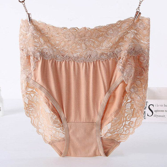 Plus Size Modal Lace Panties Women's - Mubimart