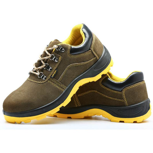 Unisex Comfortable And Lightweight All Season Safety Shoes Anti-smash Steel Toe Working Shoes Men Safety Boots - Mubimart