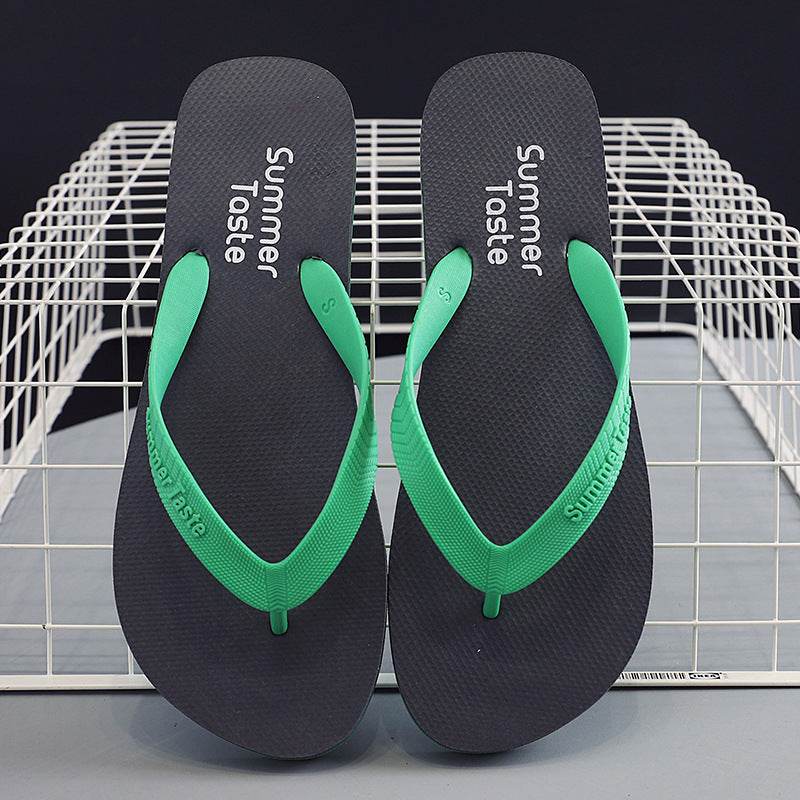 Flip Flops Beach Shoes Men Thong Sandals Summer - Mubimart