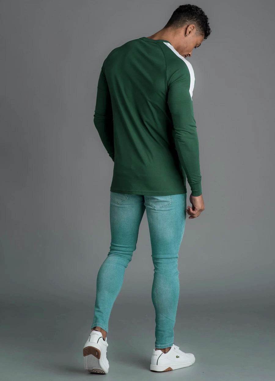 Men's Long Sleeve T-shirt Shirt Jacket - Mubimart