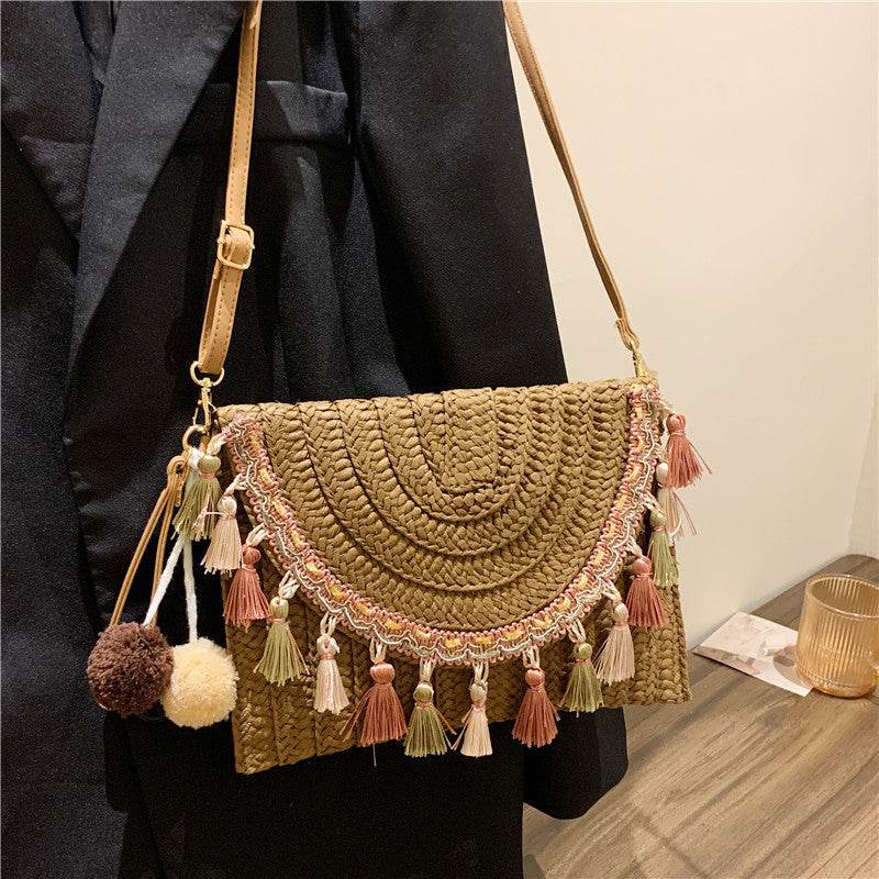 Tassel Beach Resort Bag For Women - Mubimart