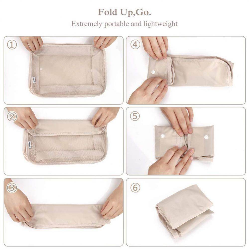 8-piece Set Luggage Divider Bag Travel Storage Clothes Underwear Shoes Organizer Packing Cube Bag - Mubimart