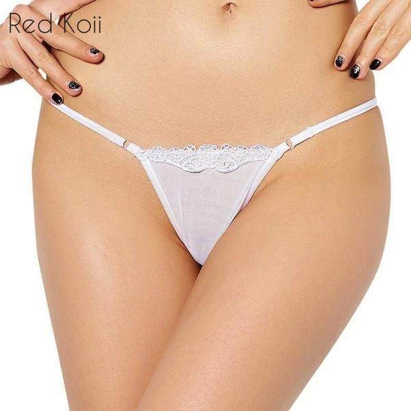 Sexy Micro Thong See Through Super Seductive Plus Size Panties - Mubimart