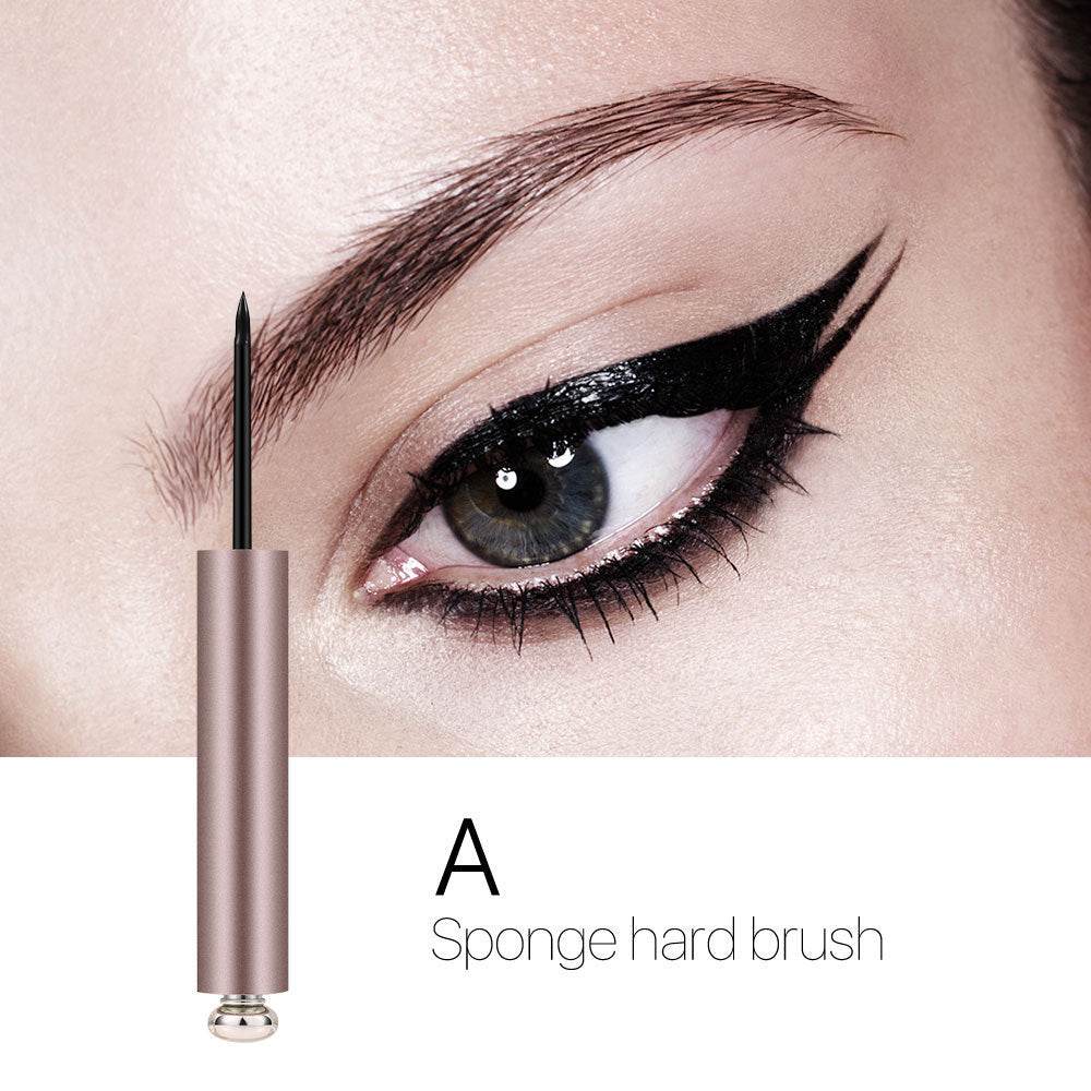 Rose Gold Beginner Liquid Eyeliner Waterproof Quick Dry No Halo Eyeliner - Mubimart