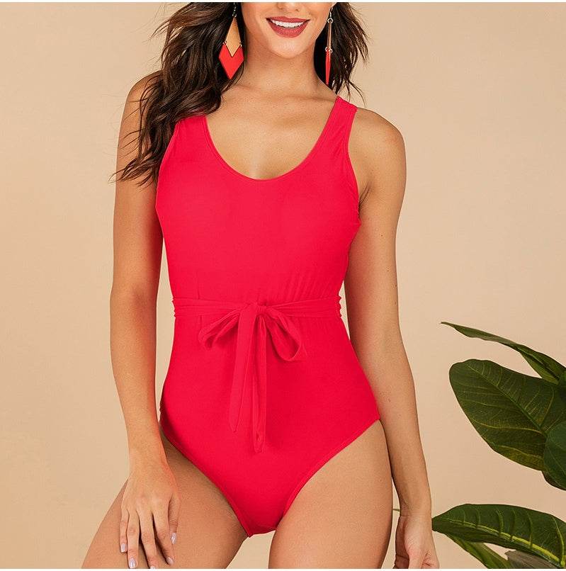 Printed bikini bodysuit - Mubimart