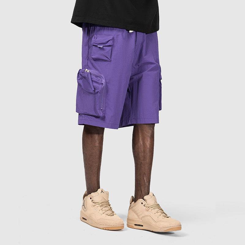 Outdoor Three-dimensional Pocket Cargo Shorts - Mubimart