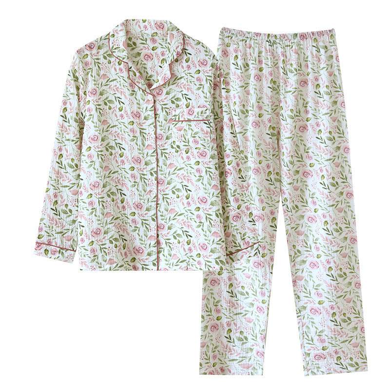 Summer Loungewear Thin Cotton Plus Size Suit Women - Mubimart