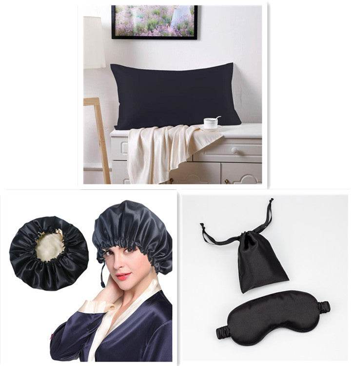 Silk Pillowcase 100 Silk Pillowcase 19mommes Double-Sided - Mubimart