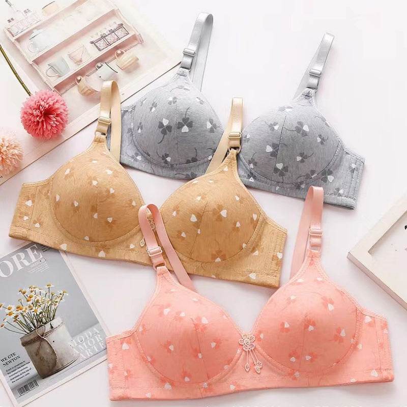 Large Size Thin Underwear Anti-sagging Wireless Bra - Mubimart