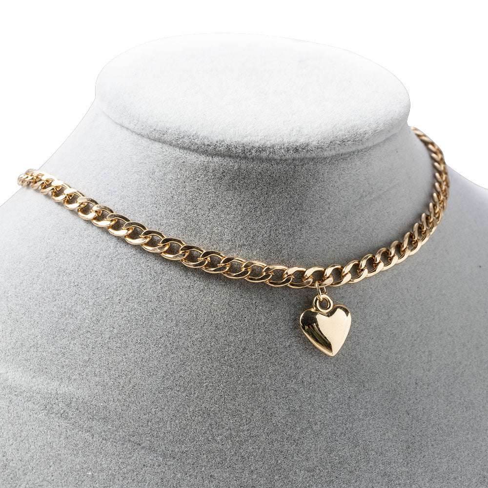 Love Heart Bohemian Choker Necklace for Women - Mubimart