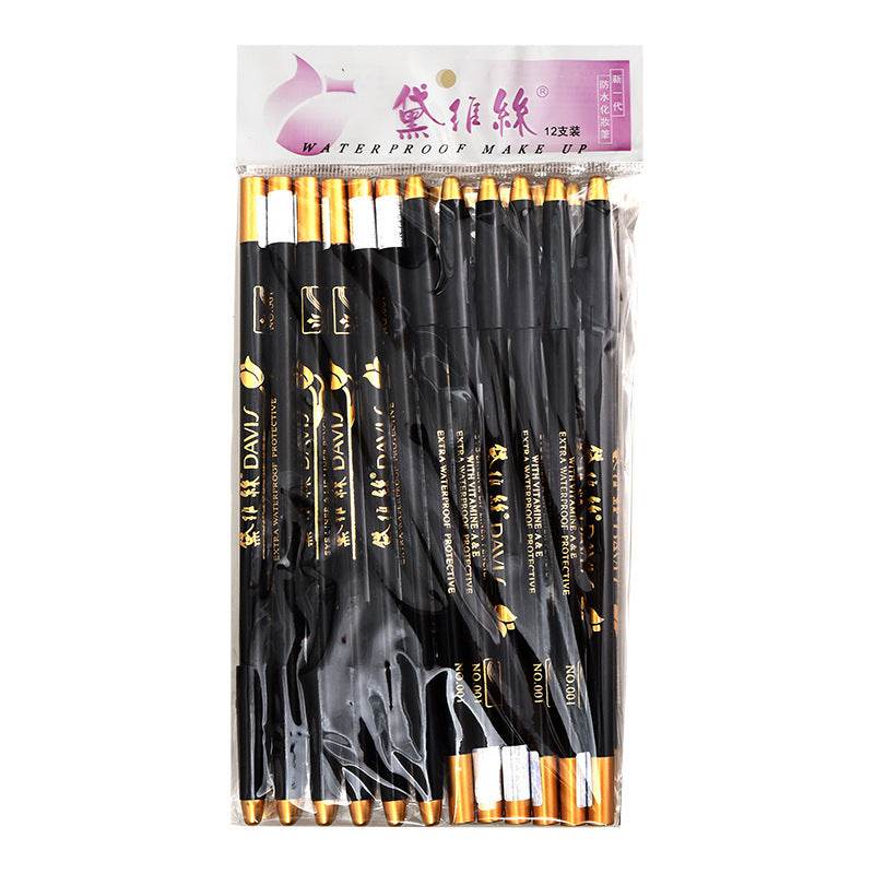Multi Color Anti Sweat And Anti Smudge Eyeliner Eyebrow Pencil - Mubimart