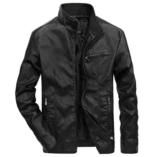 Men's leather jacket - Mubimart