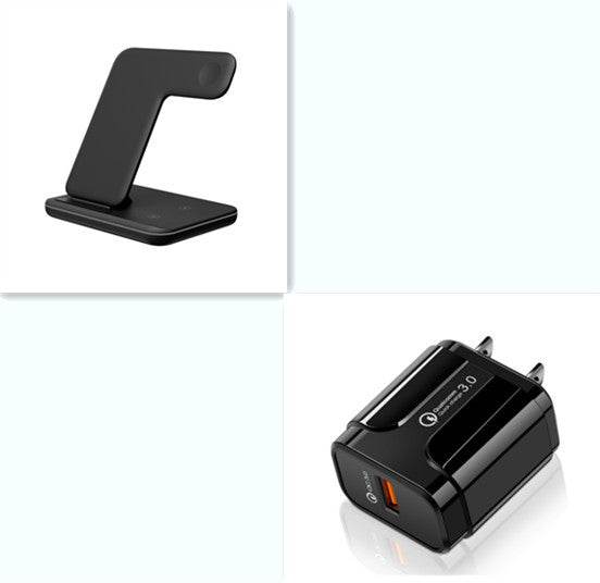 Compatible With Three-in-one Bracket Wireless Charger Mobile Phone Wireless Charger - Mubimart
