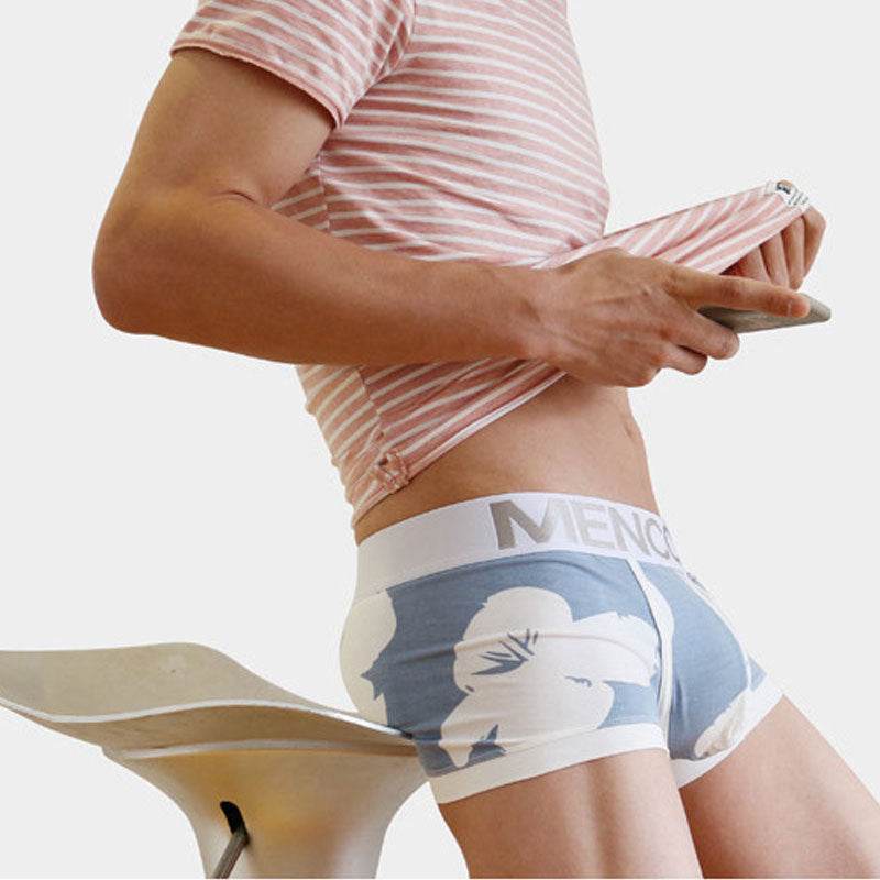 Men's Cotton Plus-sized Plus Size Breathable Sweat Absorbing Loose-fitting Loungewear Shorts - Mubimart