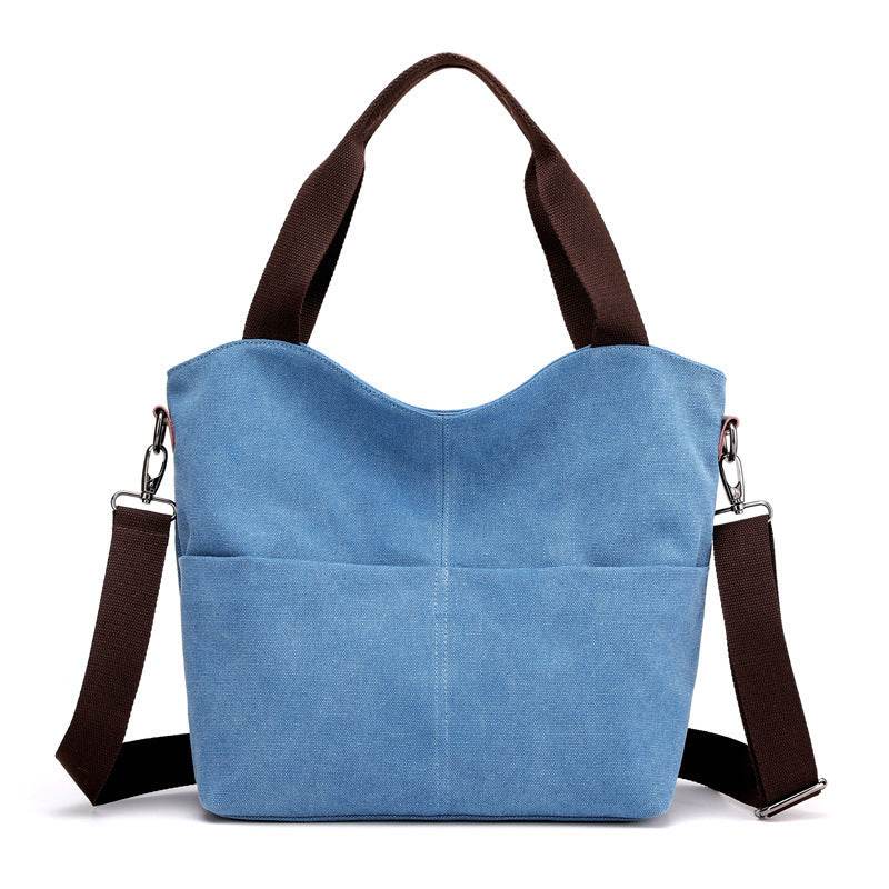 Shoulder women bag canvas bag - Mubimart