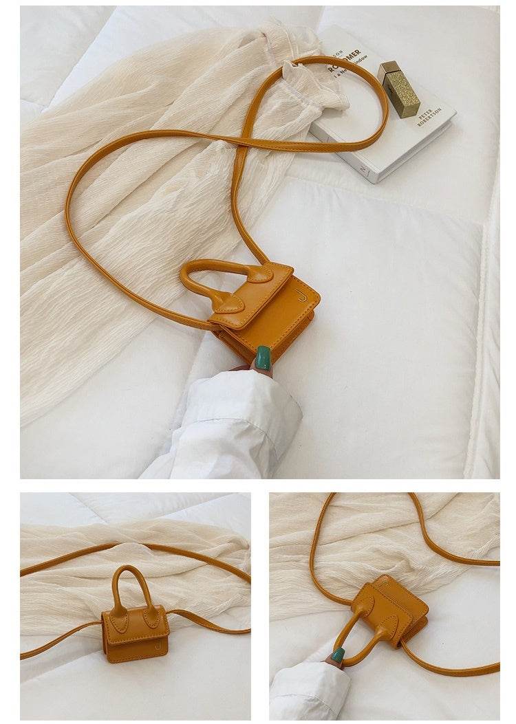 All-match Solid Color Mini Cute Coin Purse - Mubimart