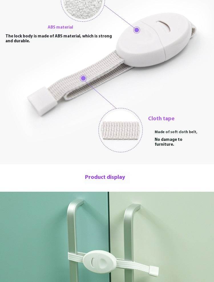 Multi Functional Adjustable Child Safety Cabinet Lock - Mubimart