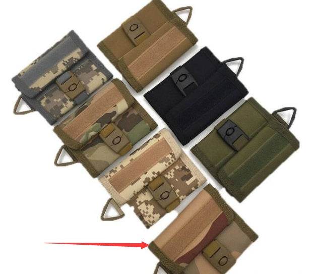 Velcro Shortcut Camouflage Wallet - Mubimart