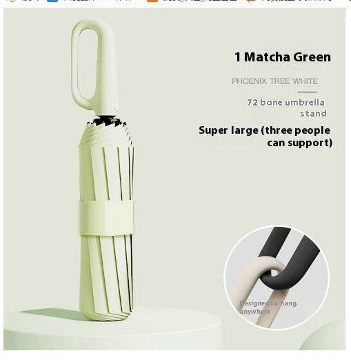 84 Bone Ring Buckle Umbrella Automatic Sun Shade UV - Mubimart