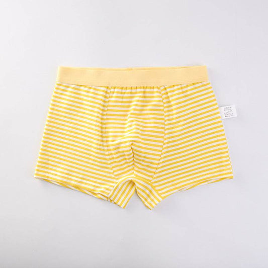 Class A Cotton Boxer Stripe Boxer Children's Briefs - Mubimart