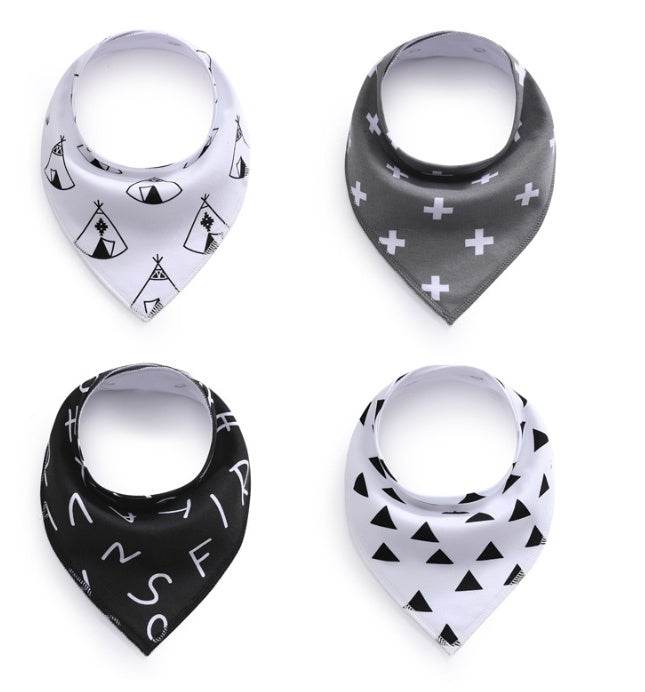 Saliva towel double fleece baby bib bib - Mubimart