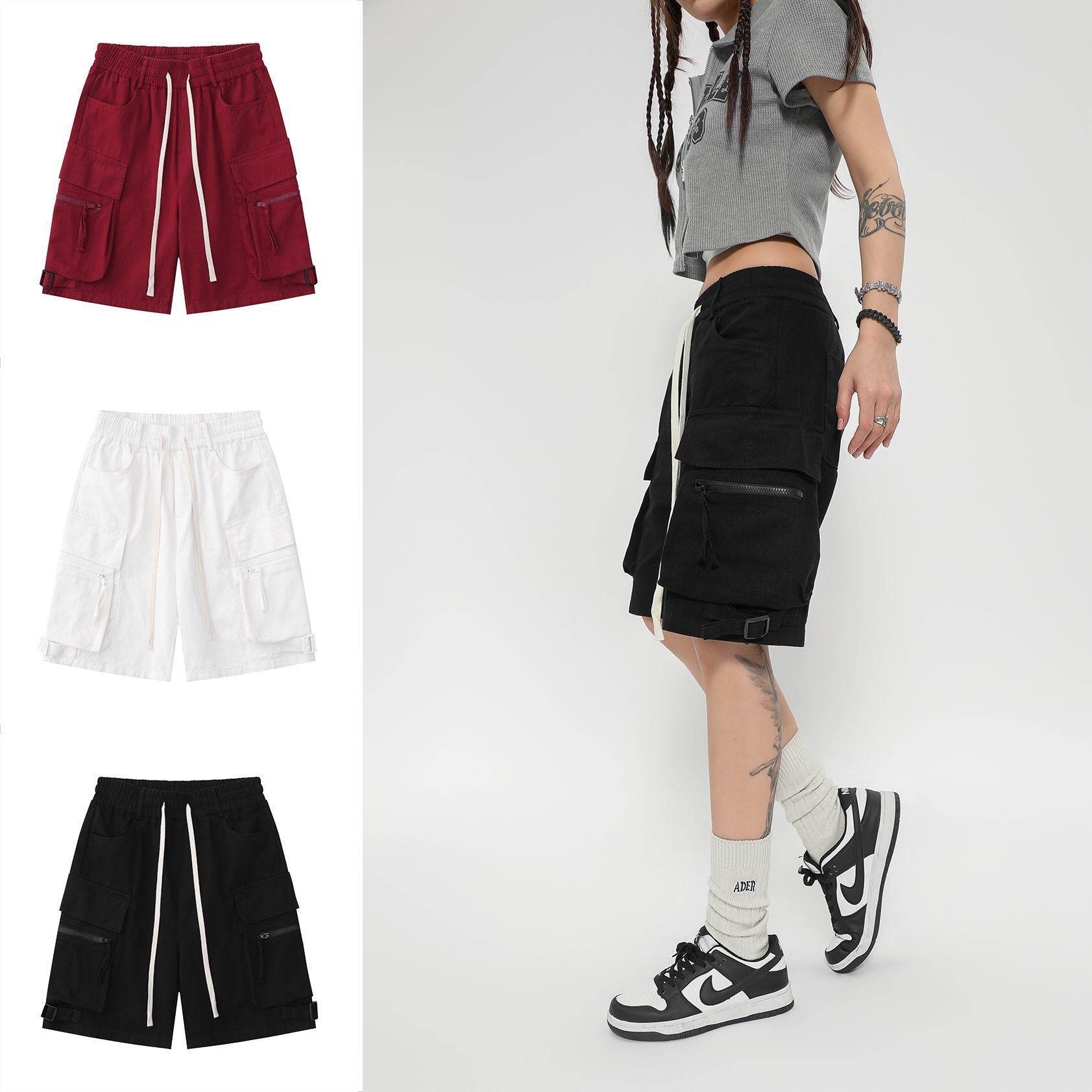 Summer Niche Pocket Casual Cargo Shorts - Mubimart