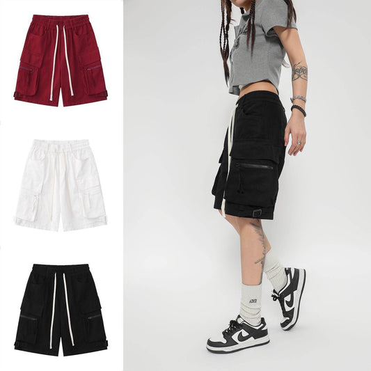 Summer Niche Pocket Casual Cargo Shorts - Mubimart