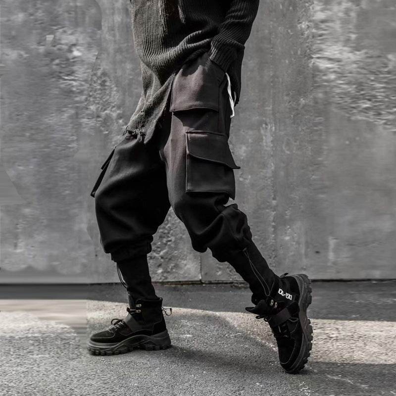 Multi-pocket cargo pants - Mubimart