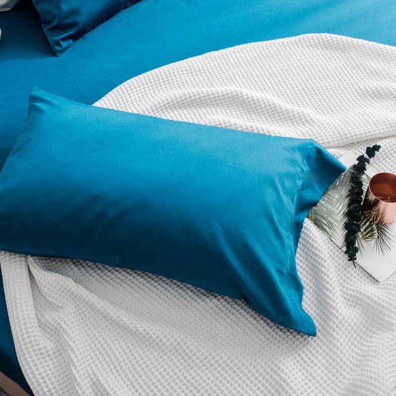 60 Long-staple Cotton Satin Cotton Pillowcases Soft Cotton Single Pillowcase - Mubimart