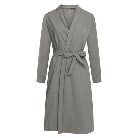 Bathrobe Silk Pajamas Nightwear Women Nightclothes - Mubimart