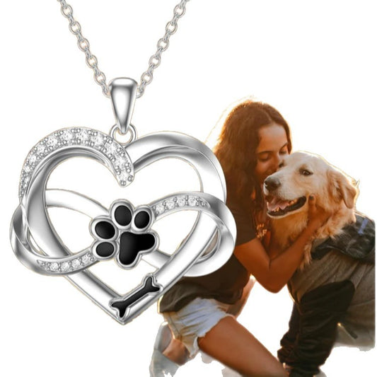 Creative Animal Paw Print Personalized All-match Necklace
