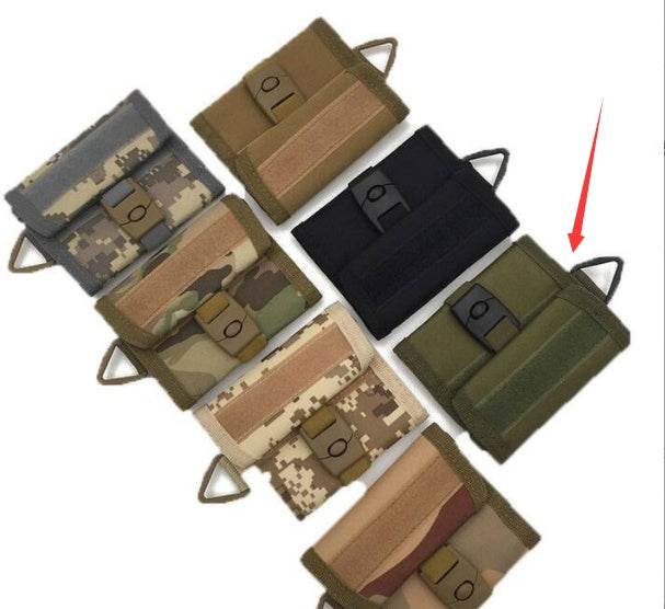 Velcro Shortcut Camouflage Wallet - Mubimart