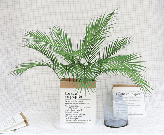 88-CM-Green-Artificial-Palm-Leaf-Plastic-Plants-Mubimart-1472 - Mubimart