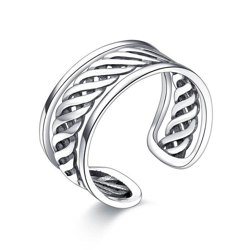 Vintage Thai Silver Ring - Mubimart