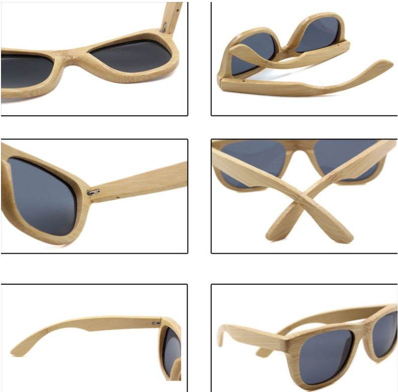 Bamboo Polarized Sunglasses - Mubimart