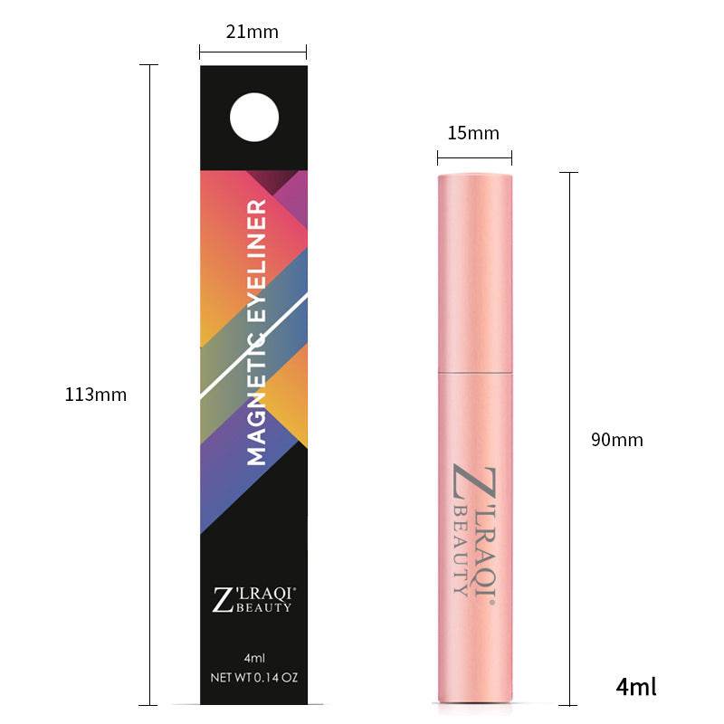 Beauty Magnetic Eyeliner Round Tube Liquid Eyeliner - Mubimart