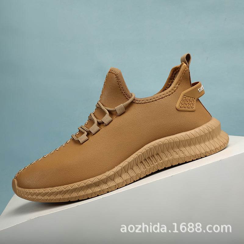 Sports Casual Leather Shoes Men - Mubimart