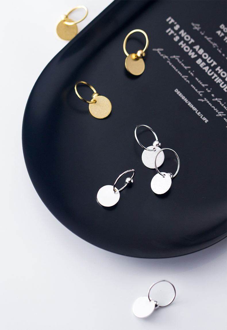 Temperament Fashionable Hoop Earrings - Mubimart