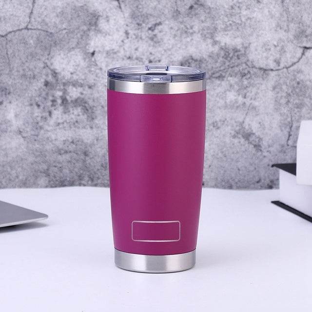 20oz Travel Mug Yetys Ice Cup Tumbler 304 Stainless Steel Do - Mubimart