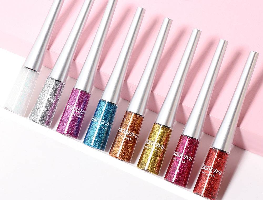 Creative Multicolor Glitter Liquid Eyeliner Set - Mubimart