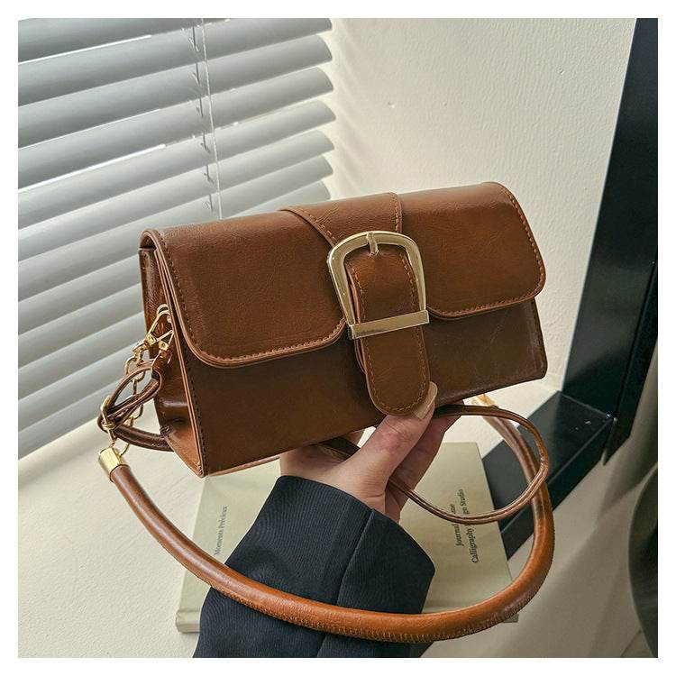 One Shoulder Crossbody Small Square Bag Women - Mubimart