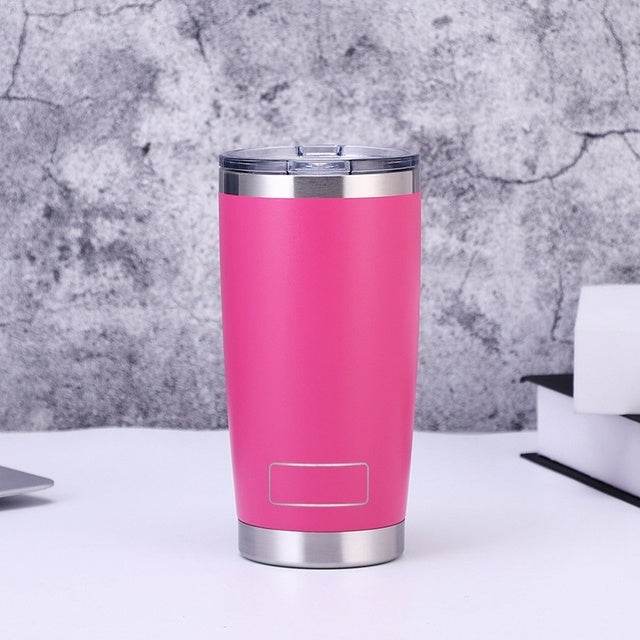 20oz Travel Mug Yetys Ice Cup Tumbler 304 Stainless Steel Do - Mubimart