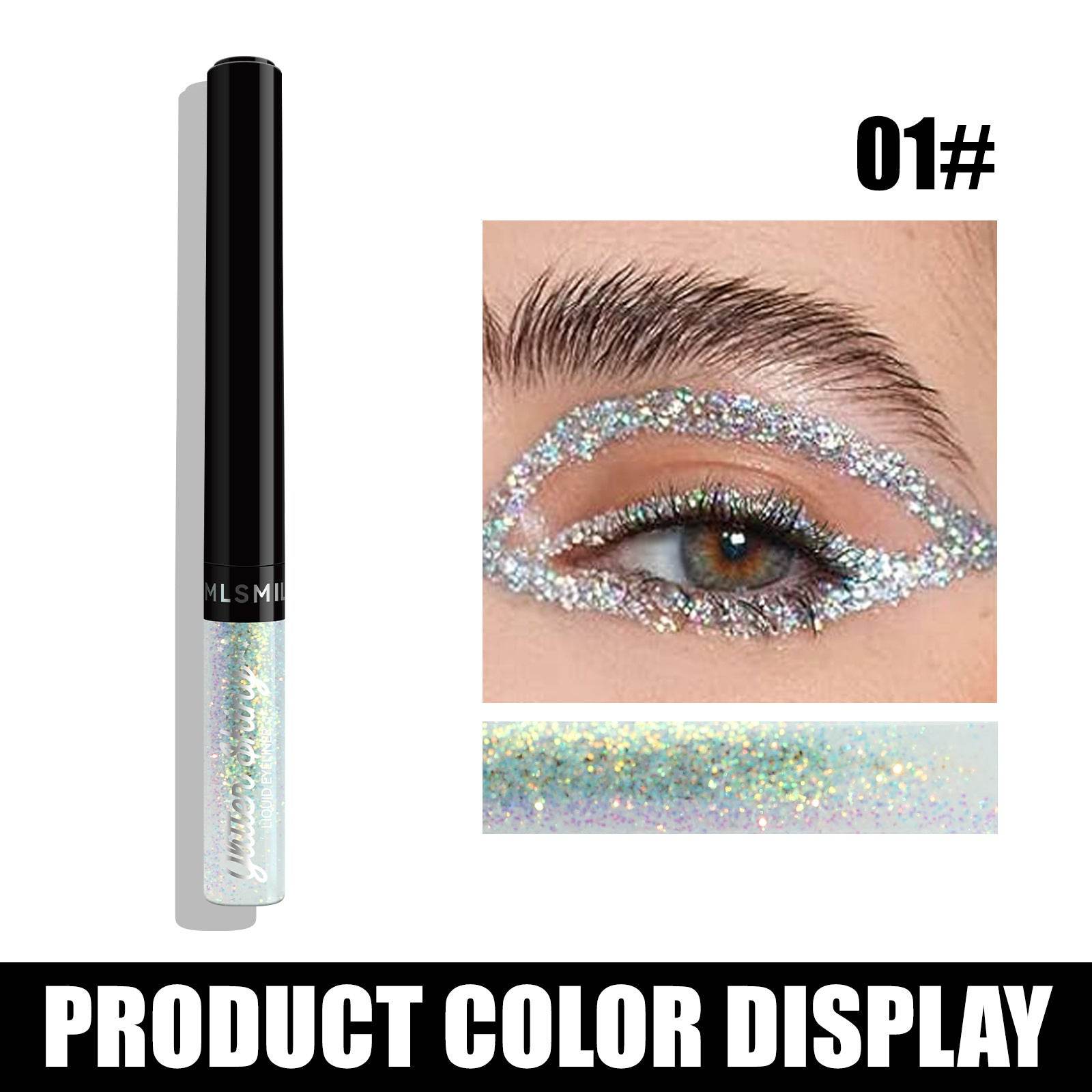 Quick Drying 12 Color Eyeliner Liquid - Mubimart