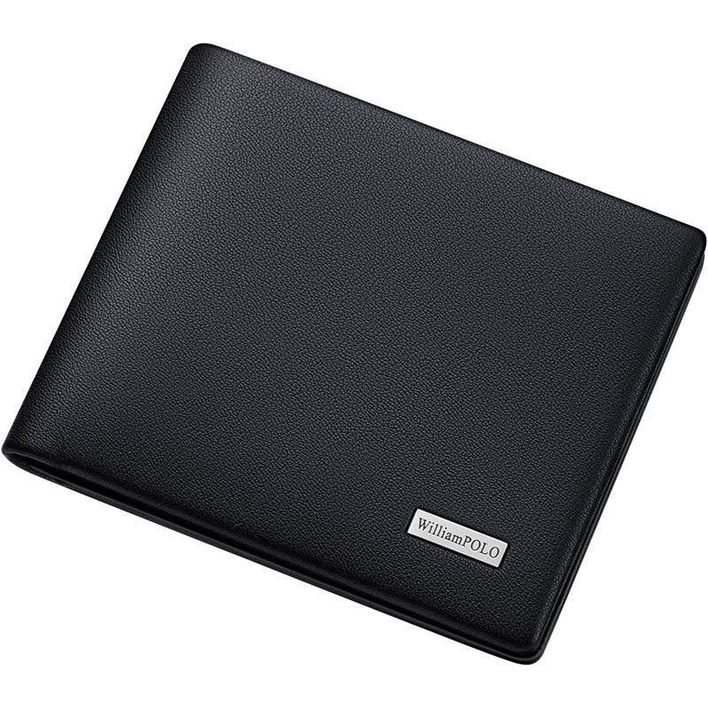 Men's First Layer Leather Wallet - Mubimart