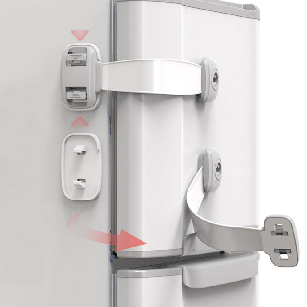 Home Baby Safety Protection Lock Anti-Clip Hand Door Closet Cabinet Locks Fo Fridge Cabinet Drawer Box Safe Lock For Kids No Tools Or Drilling Child Safety Cabinet Proofing Cabinet Drawer Door Latches - Mubimart